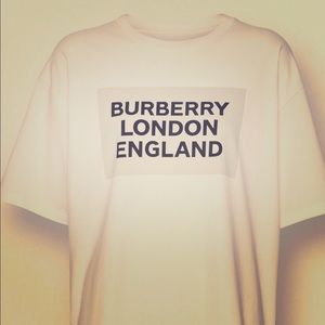 Burberry Logo print oversized T-shirt